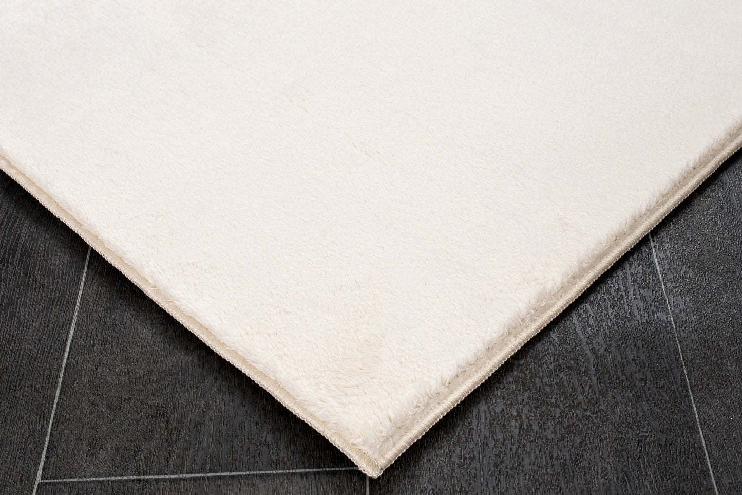 Cream Fluffy Soft Machine Washable Area Rug For Living Room, Bedroom LaDole Rugs