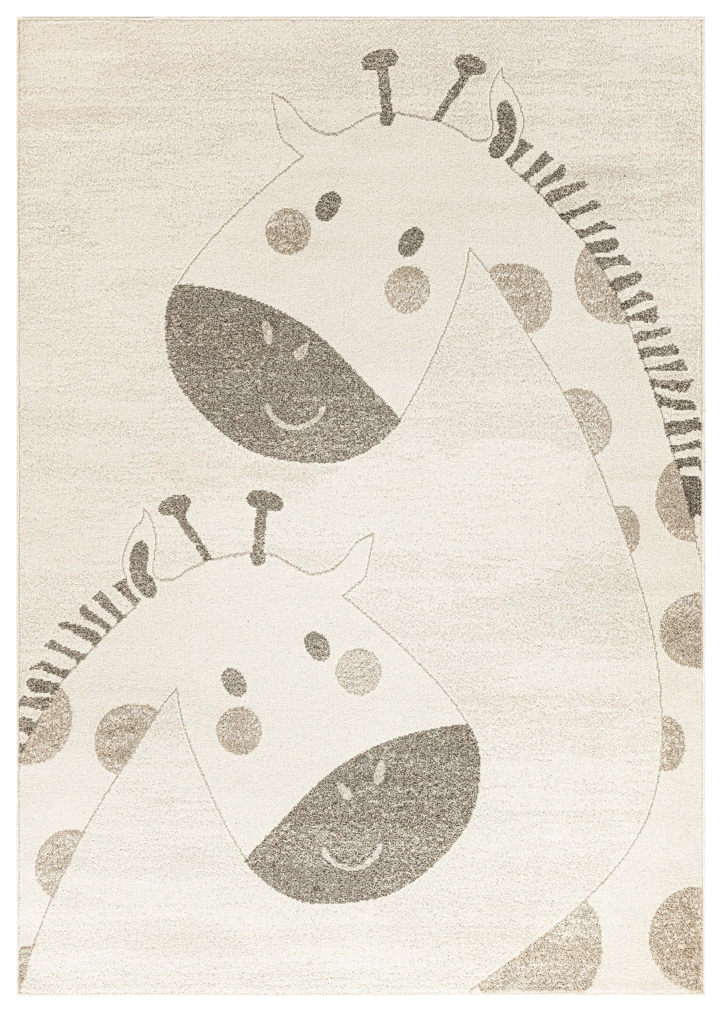 Girrafe Cartoon Kids Nursery Play Area Bedroom Area Rug LaDole Rugs