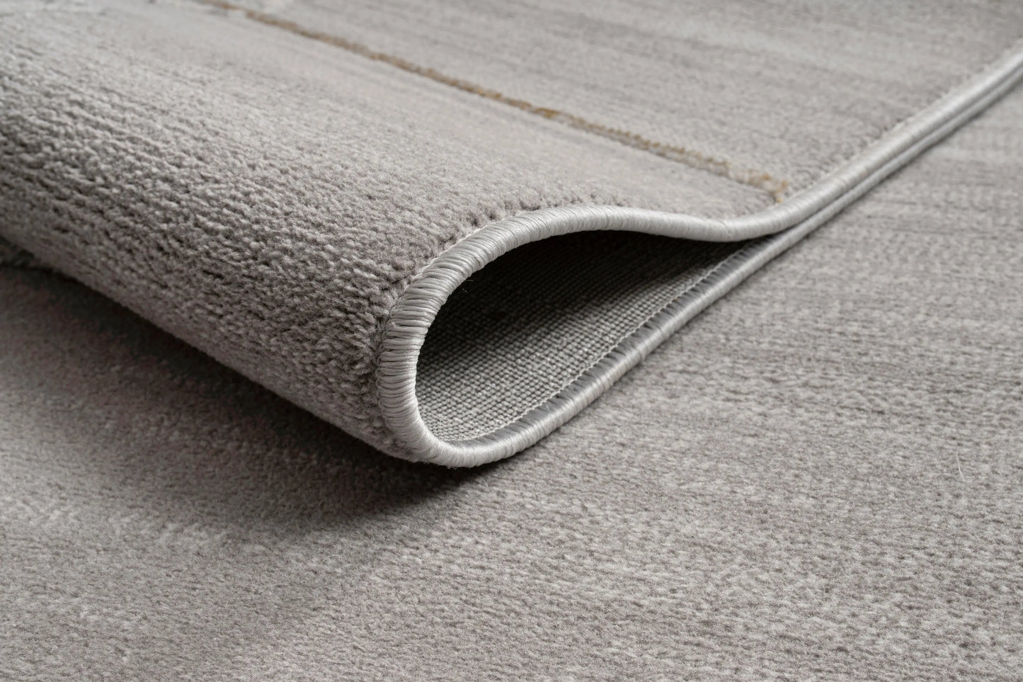 Gold Grey Abstract Modern Living Room Bedroom Area Rug LaDole Rugs