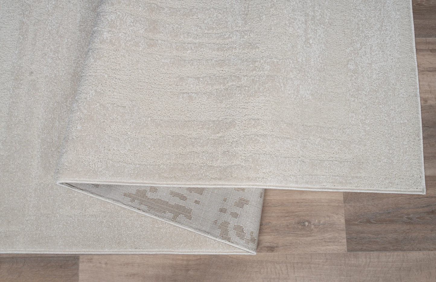 Cream Textured Abstract Living Room Bedroom Area Rug LaDole Rugs