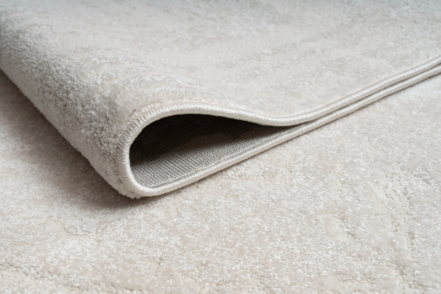 Cream Textured Abstract Living Room Bedroom Area Rug LaDole Rugs