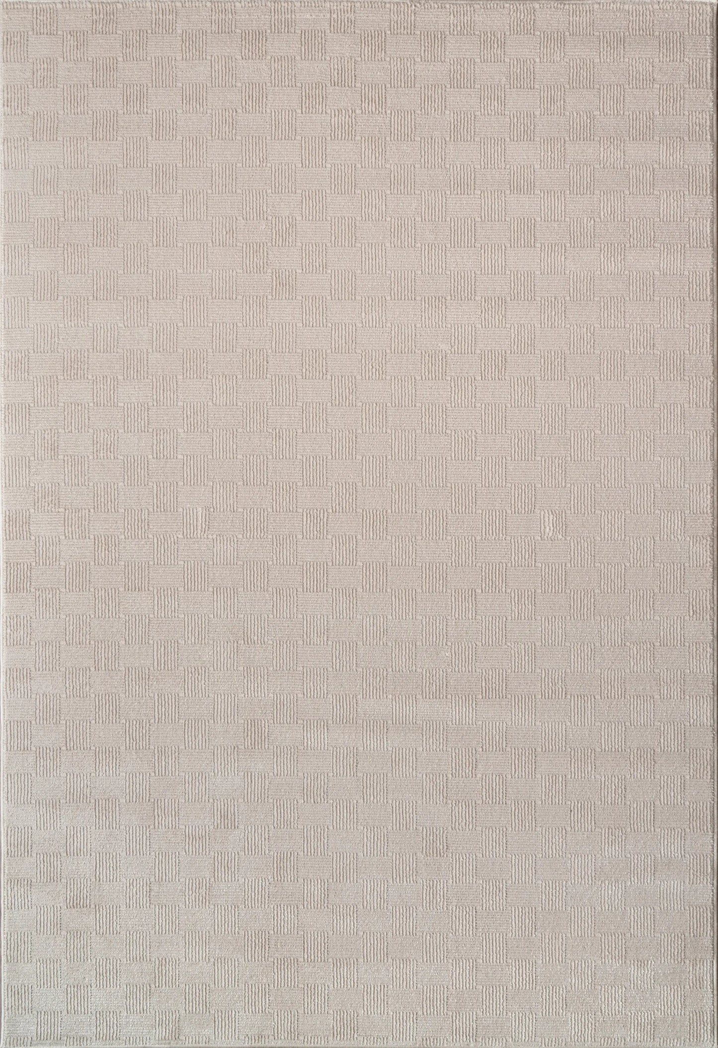 Ivory Beige Minimalist Living Room Bedroom Area Rug LaDole Rugs