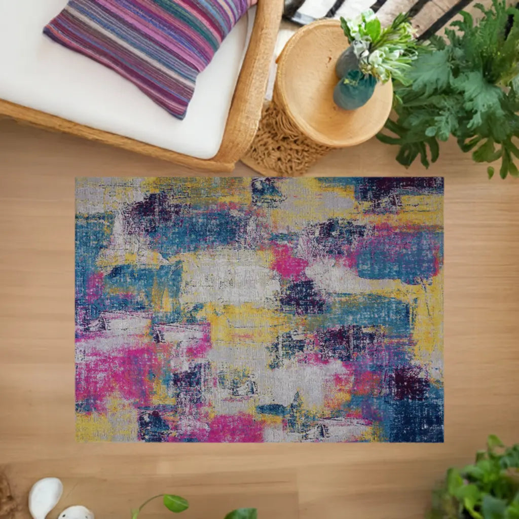 ladole rugs timeless collection yorkson abstract beautiful indoor outdoor stylish beautiful european runner area rug carpet 2x3 Doormat, Entrance, Balcony, Bathroom, Washroom
