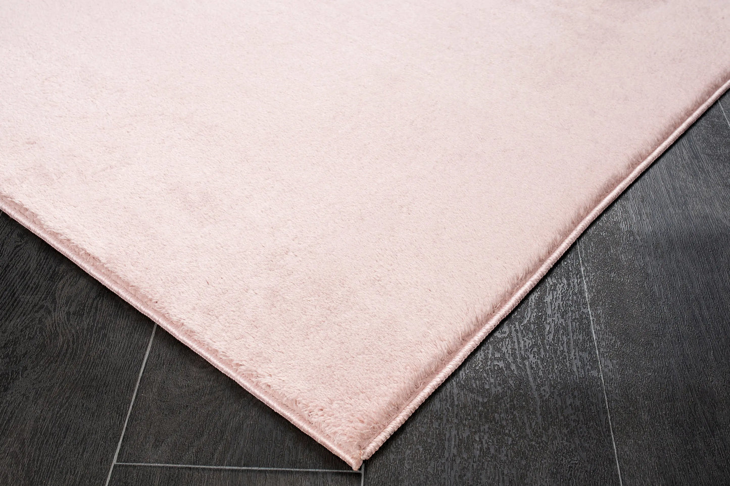 Rose Pink Fluffy Soft Machine Washable Area Rug For Living Room, Bedroom LaDole Rugs