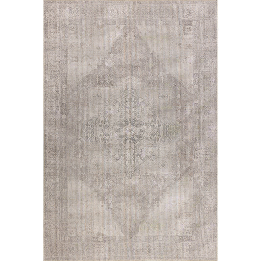 ivory bordered cotton and polyster machine washable traditional rustic area rug 2x5, 3x5 Runner Rug, Entry Way, Entrance, Balcony, Bedside, Home Office, Table Top