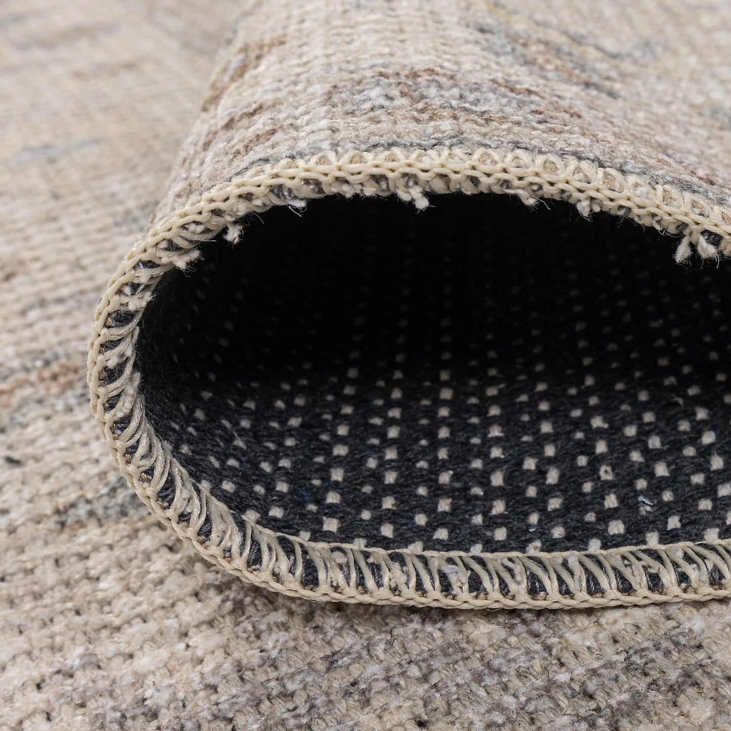 brown boho cotton and polyster machine washable traditional rustic area rug 4x6, 4x5 ft Small Carpet, Home Office, Living Room, Bedroom