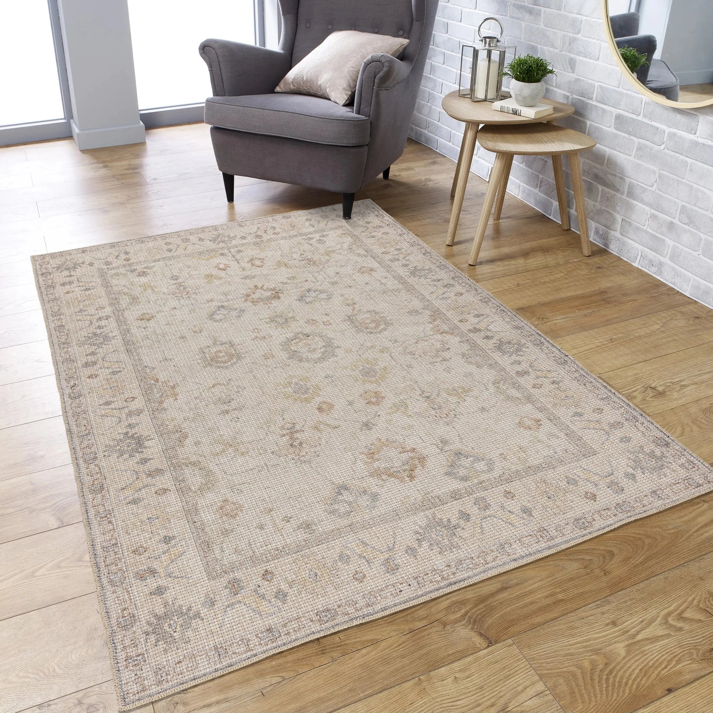 brown boho cotton and polyster machine washable traditional rustic area rug 2x5, 3x5 Runner Rug, Entry Way, Entrance, Balcony, Bedside, Home Office, Table Top