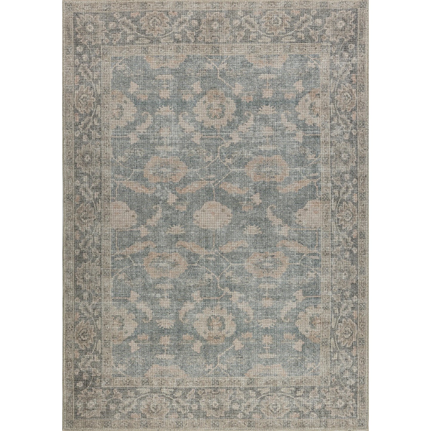 beige ivory cotton and polyster machine washable traditional rustic area rug 2x8, 3x10, 2x10 ft Long Runner Rug, Hallway, Balcony, Entry Way, Kitchen, Stairs