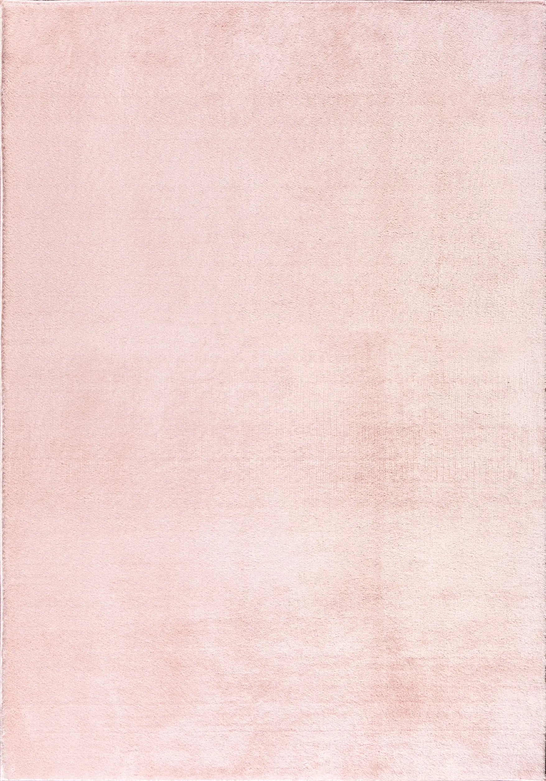 Rose Pink Fluffy Soft Machine Washable Area Rug For Living Room, Bedroom LaDole Rugs
