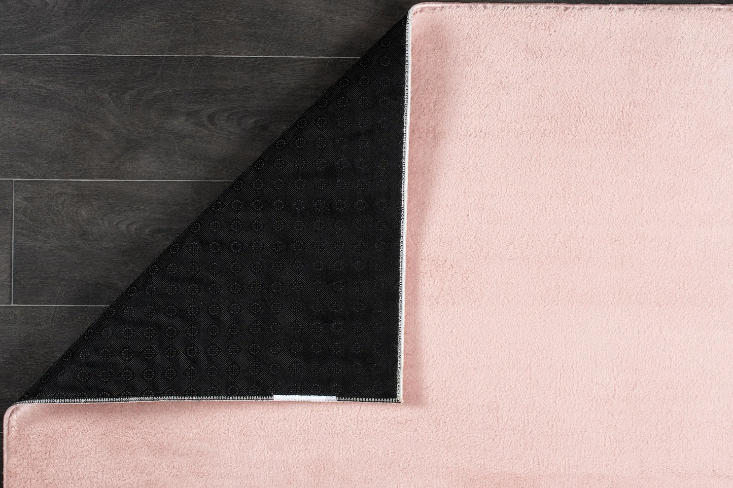Rose Pink Fluffy Soft Machine Washable Area Rug For Living Room, Bedroom LaDole Rugs