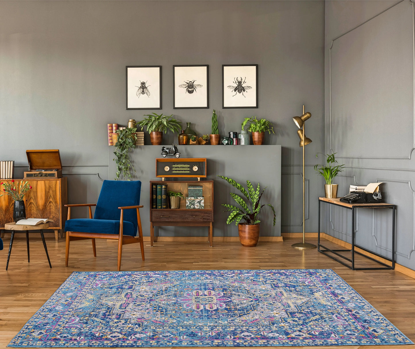 ladole rugs timeless collection rowen beautiful blue traditional outdoor runner 3x5 27 x 411 80cm x 150cm 9x12, 10x13 ft Large Big Carpet, Living Room, Beroom