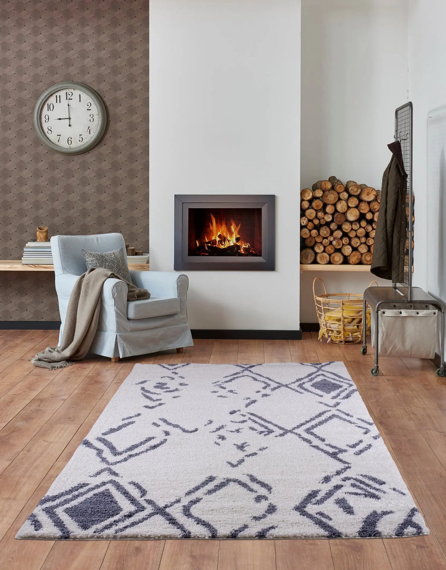 ladole rugs shaggy kenitra european abstract soft polypropylene modern small mat doormat rug in white light gray 110 x 211 57cm x 90cm 2x5, 3x5 Runner Rug, Entry Way, Entrance, Balcony, Bedside, Home Office, Table Top