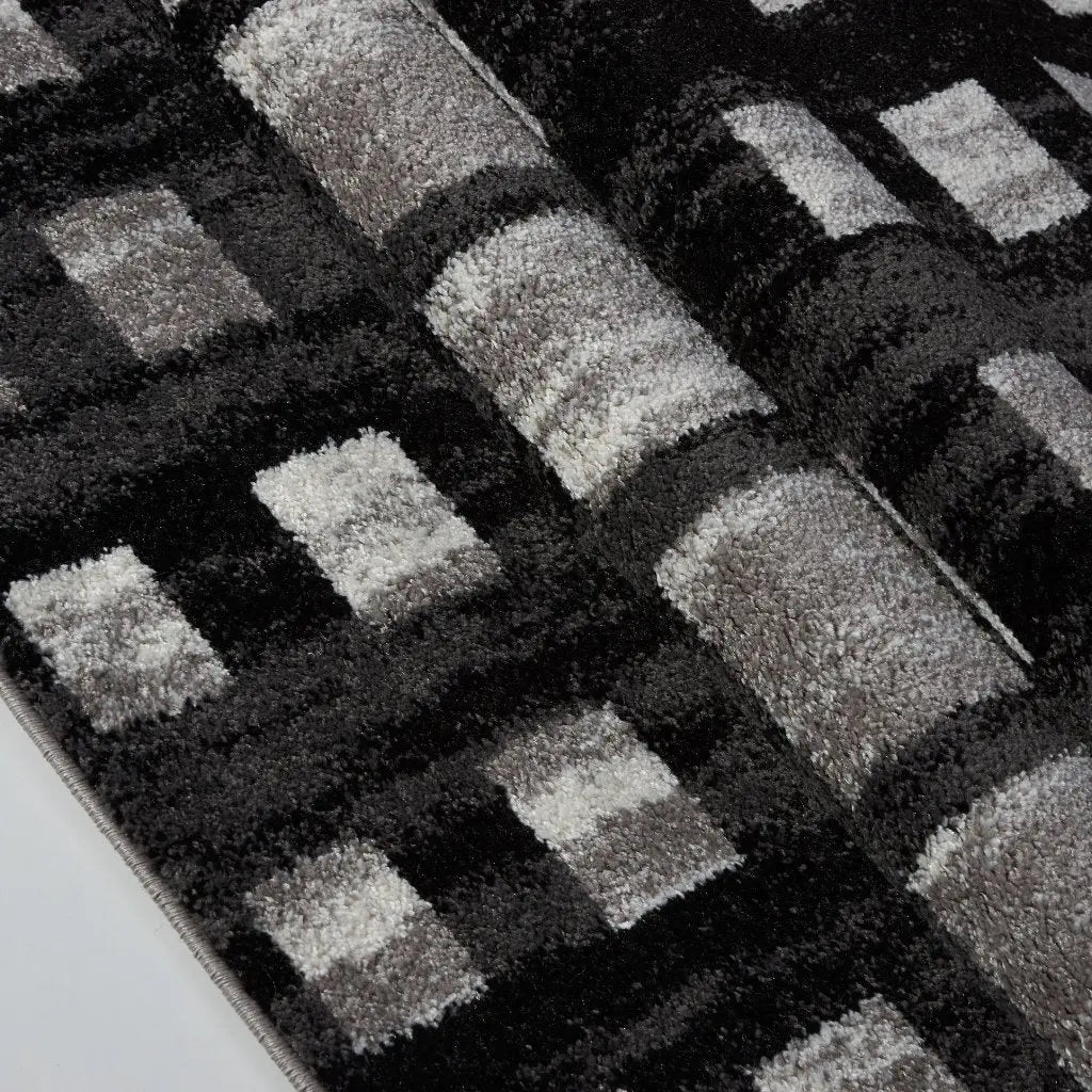 grand square grey area rug 4x6, 4x5 ft Small Carpet, Home Office, Living Room, Bedroom