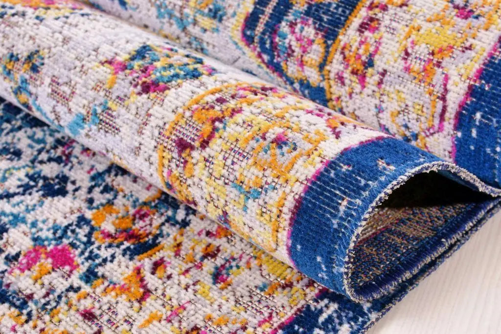 ladole rugs timeless collection orlando multicolor traditional indoor outdoor durable soft runner area rug carpet 4x6, 4x5 ft Small Carpet, Home Office, Living Room, Bedroom