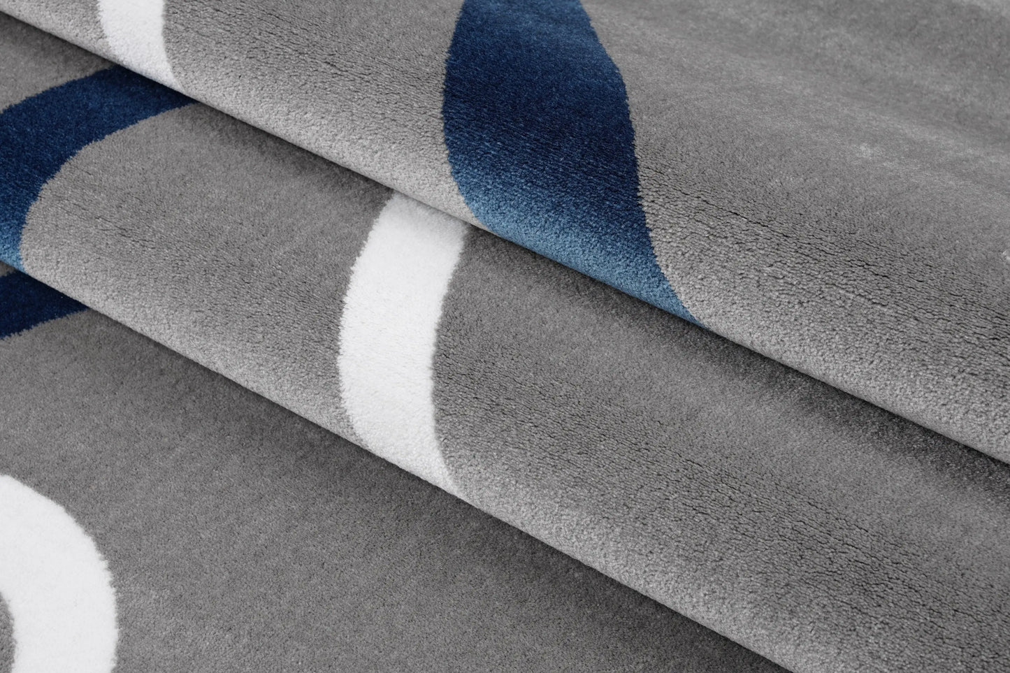 ladole rugs beautiful soft turkish gray blue contemporary spriral area rug carpet 8x11 4x6, 4x5 ft Small Carpet, Home Office, Living Room, Bedroom