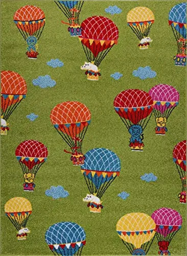 Parachute Green Kids Area Rug - Ladolerugsca