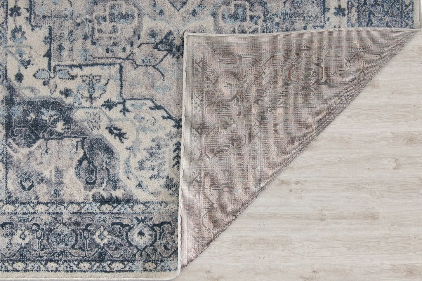 Atlantis Persian Bordered Blue Grey Rug