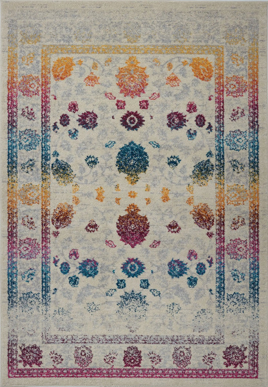 Centrepoint Cream Multicolor Area Rug -