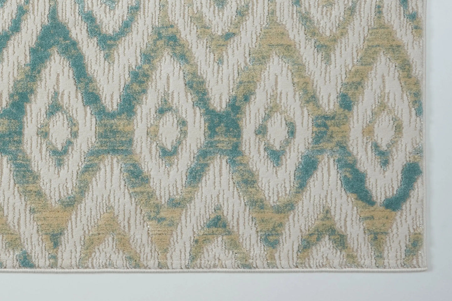Venus Cream Blue Area Rug -