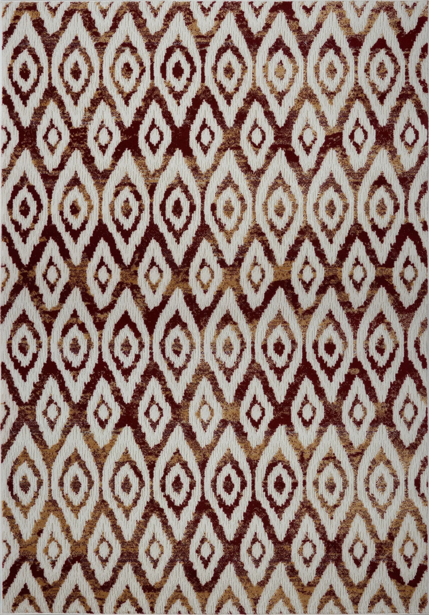 Mars Cream Yellow Pink Area Rug -