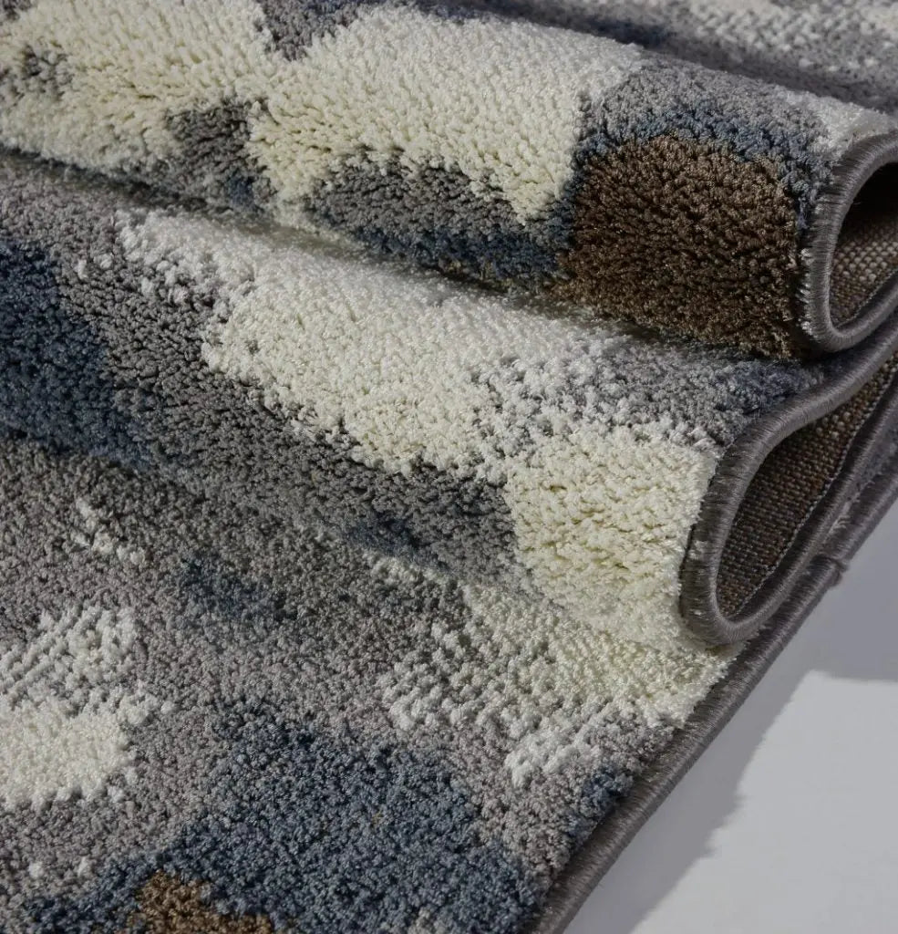 Brampton Ivory Gray Charcoal Area Rug -