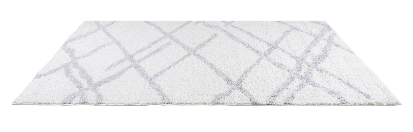 ladole rugs shaggy tangier turkish smooth soft made by machine indoor small mat doormat rug in white light gray 110 x 211 57cm x 90cm 2x8, 3x10, 2x10 ft Long Runner Rug, Hallway, Balcony, Entry Way, Kitchen, Stairs