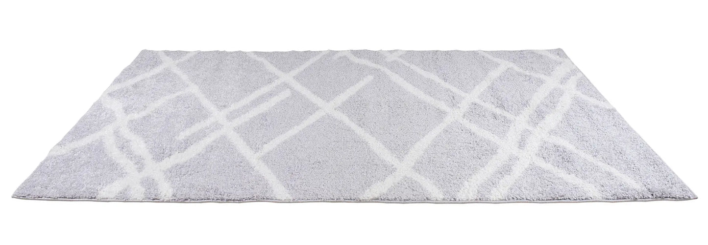 ladole rugs shaggy tangier turkish smooth soft made by machine indoor small mat doormat rug in light gray white 110 x 211 57cm x 90cm 2x8, 3x10, 2x10 ft Long Runner Rug, Hallway, Balcony, Entry Way, Kitchen, Stairs