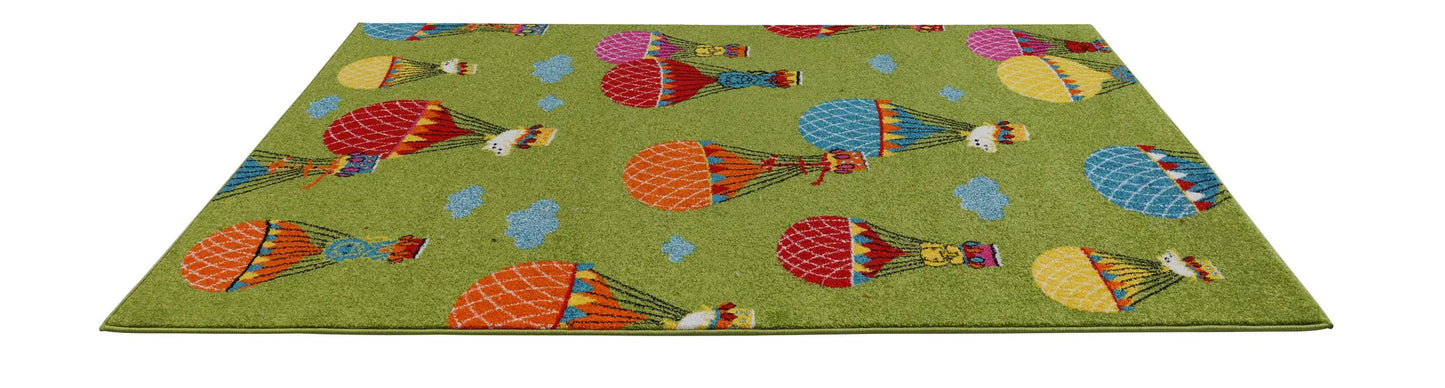 Parachute Green Kids Area Rug - Ladolerugsca