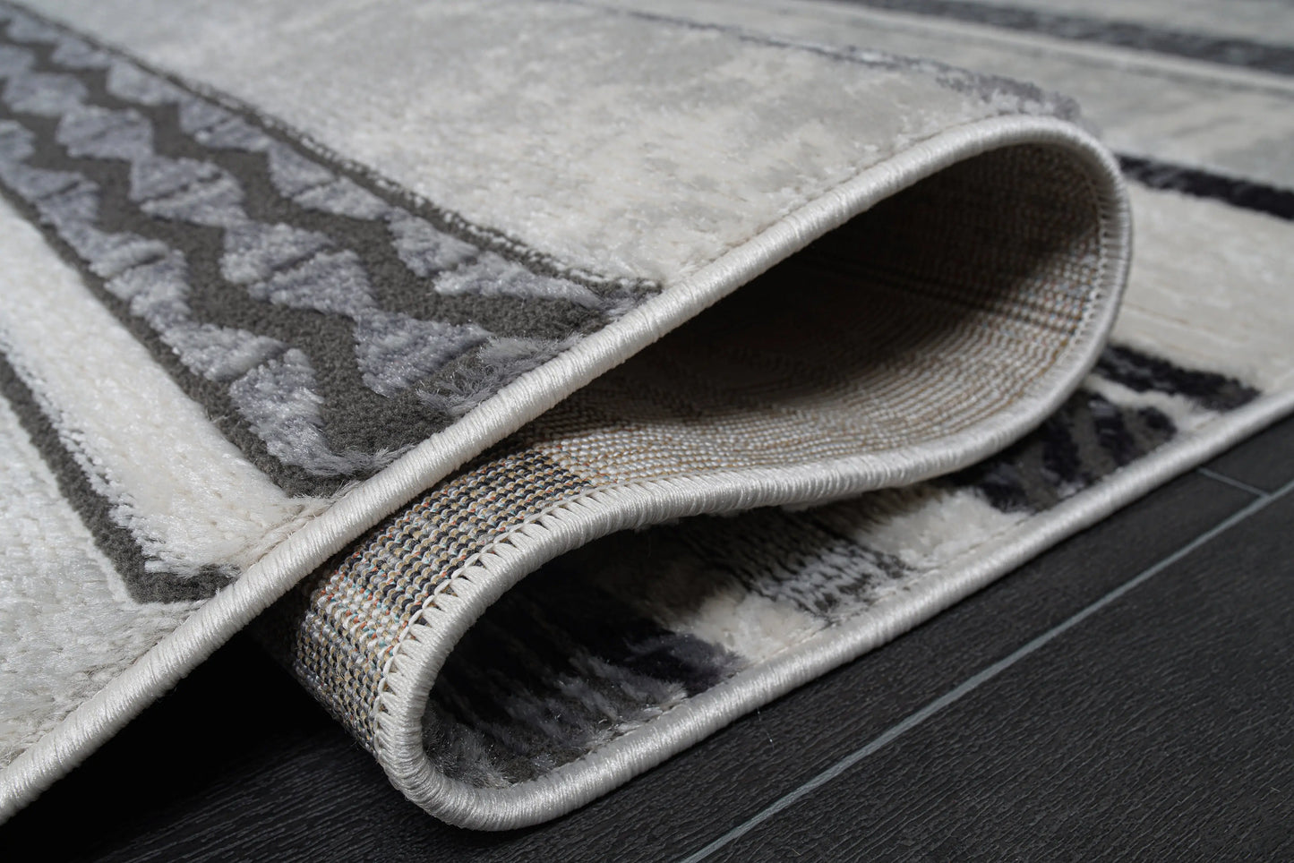 lucas dark light grey modern contemporary area rug 5x7, 5x8 ft Contemporary, Living Room Carpet, Bedroom, Home Office