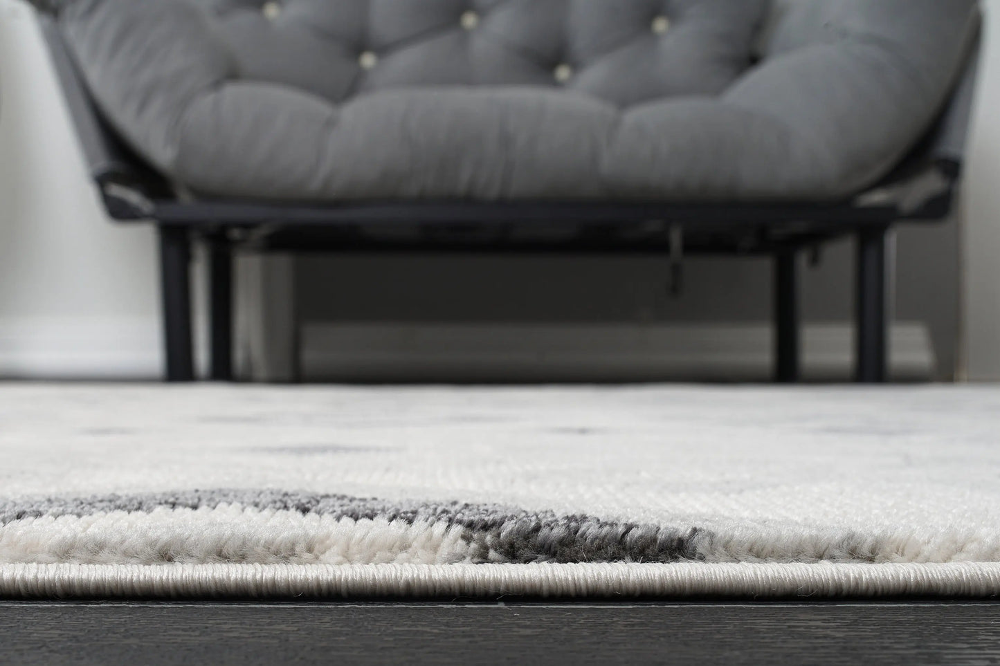 lucas dark light grey modern geometric area rug diamond pattern 4x6, 4x5 ft Small Carpet, Home Office, Living Room, Bedroom