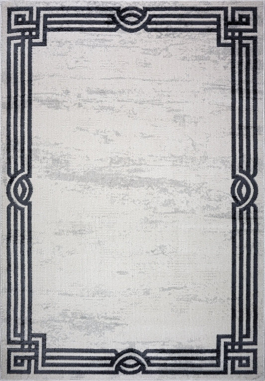 lucas dark light grey modern straps design area rug 2x5, 3x5 Runner Rug, Entry Way, Entrance, Balcony, Bedside, Home Office, Table Top