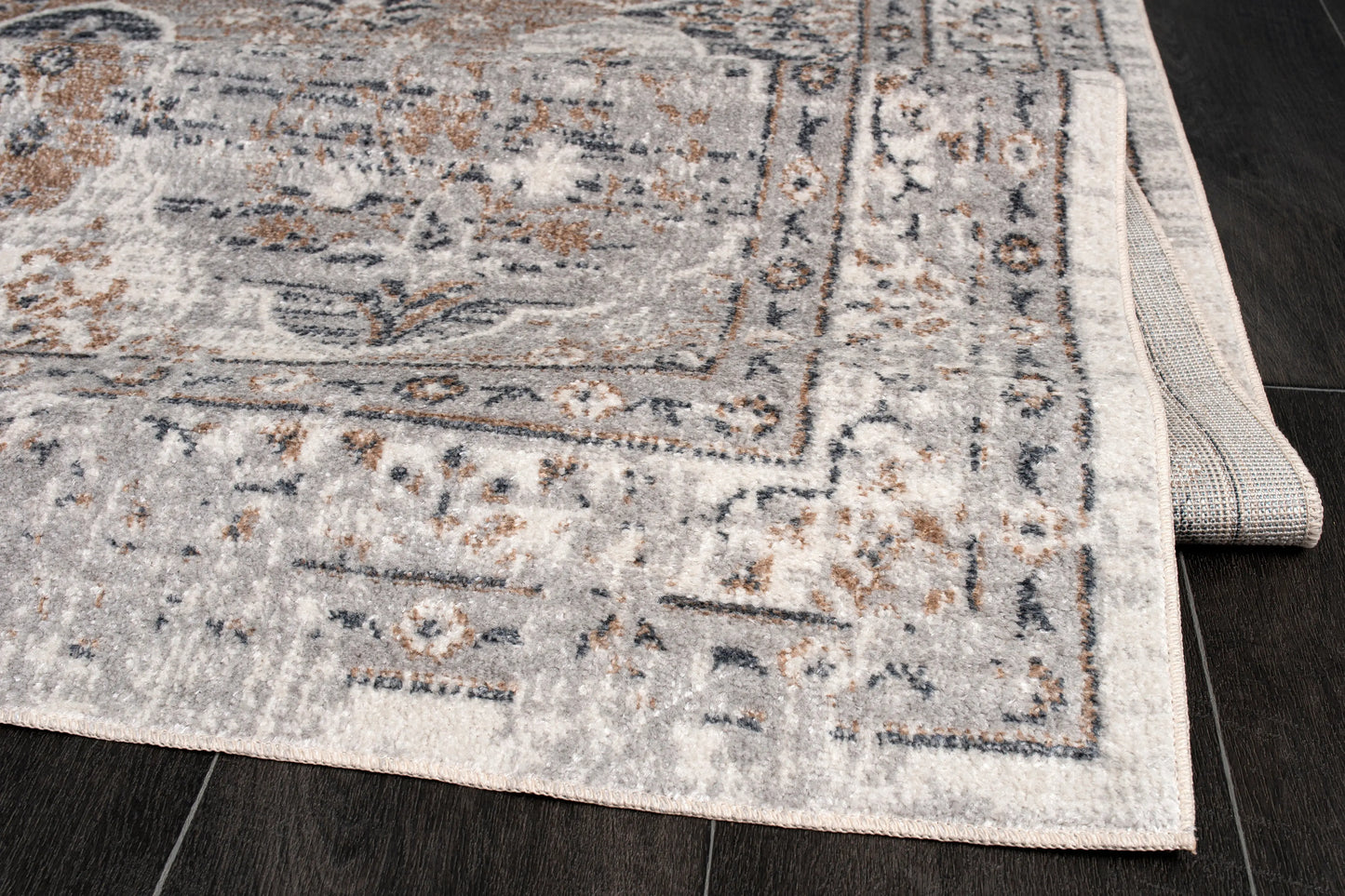 blue ivory brown machine washable boho traditional area rug for living room bedroom 9x12, 10x13 ft Large Big Carpet, Living Room, Beroom
