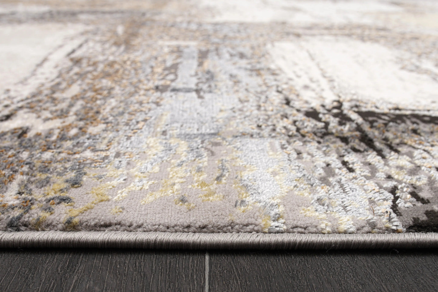 cream copper gold grey metalic rustic abstract patches pattern area rug 8x10, 8x11 ft Large Living Room Carpet, Bedroom, Kitchen