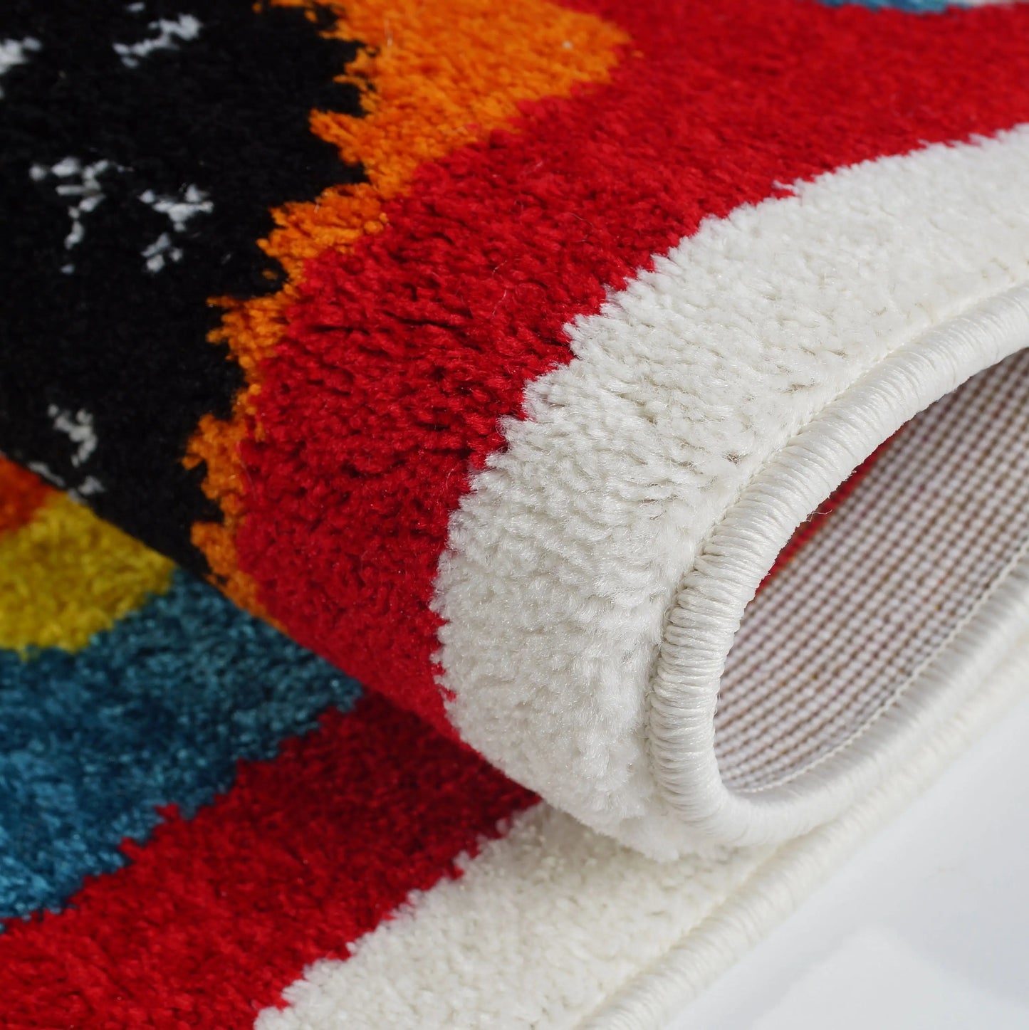 Adorable Animals Red Area Rug - Ladolerugsca