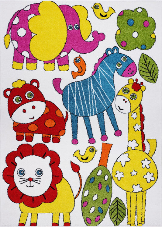 Zoo Animals Area Rug