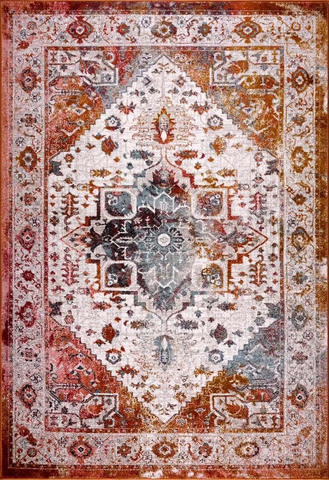Gracie Traditional Small Runner Beige Area Rugs