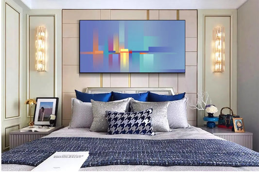 Ladole Abstract Acrylic Paintings Colorful Wall Art