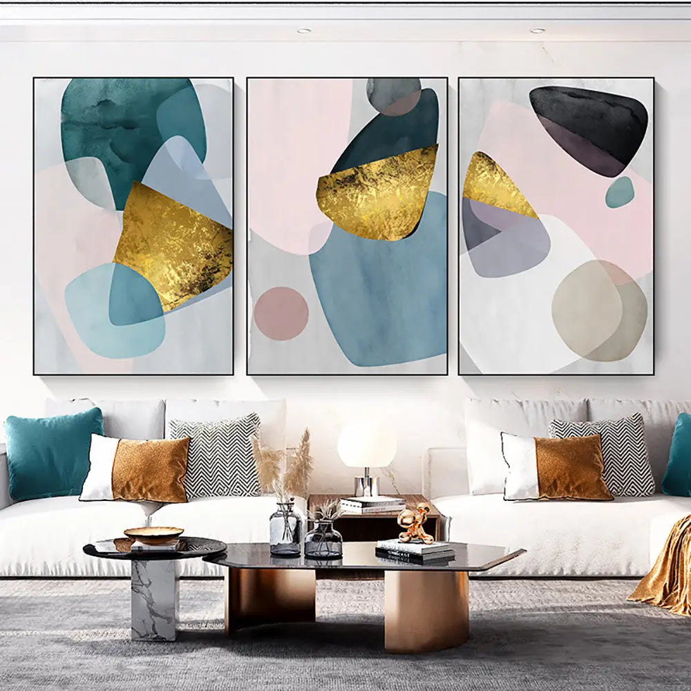 Ladole Canvas Print Modern Pink Wall Art Framed Nature Photography Canvas