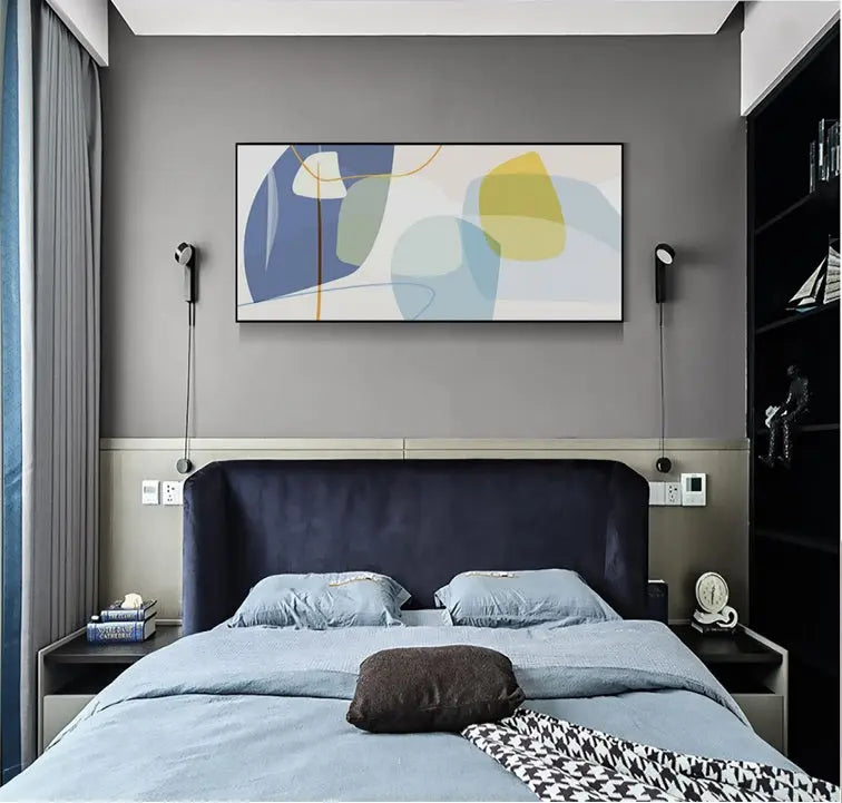 Ladole Frame Canvas Painting Abstract Wall Art