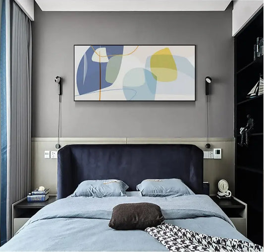 Ladole Frame Canvas Painting Abstract Wall Art