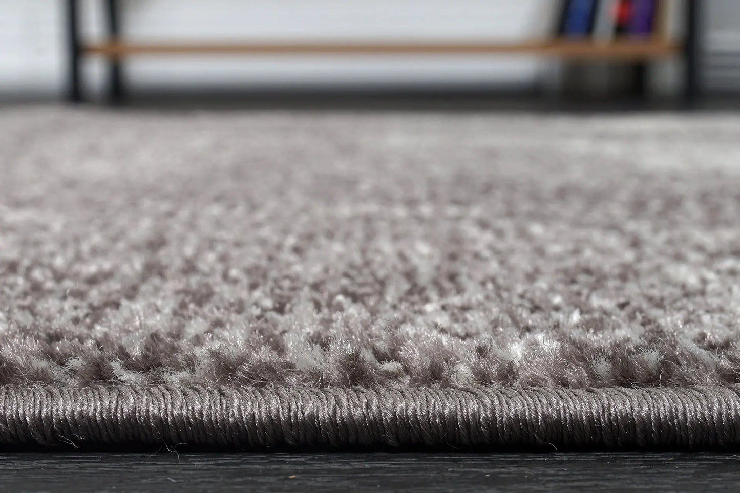 Logan Rustic Marble Design Modern Dark Grey Carpet