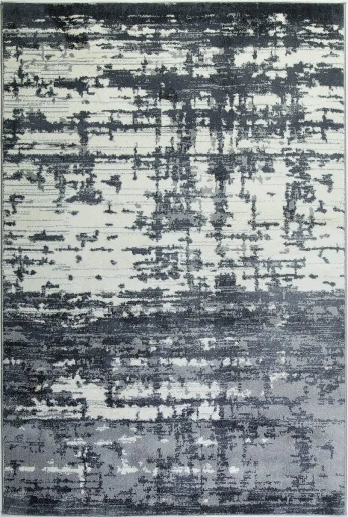 Mississauga Grey Cream Area Rug - Ladolerugsca