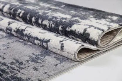 Mississauga Grey Cream Area Rug - Ladolerugsca