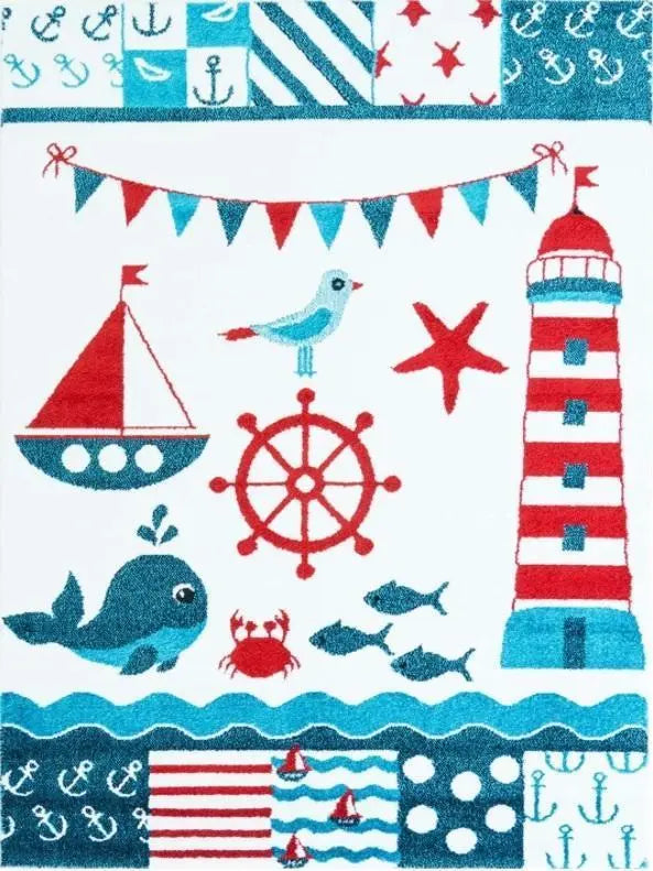 Kids Nautical Area Rug - Ladolerugsca