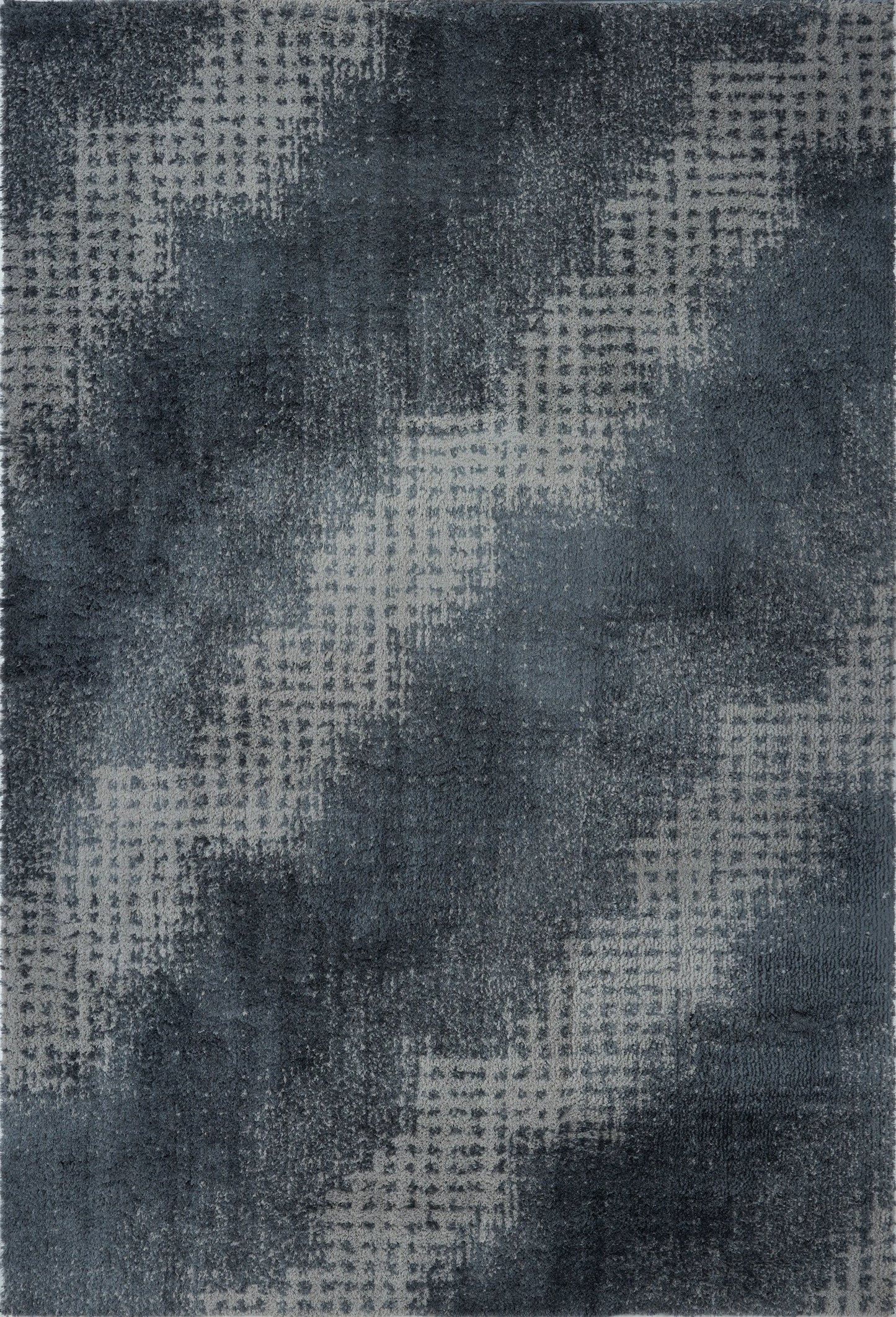 Coquitlam Shaggy Gray Micro-Polyester Area Rug -