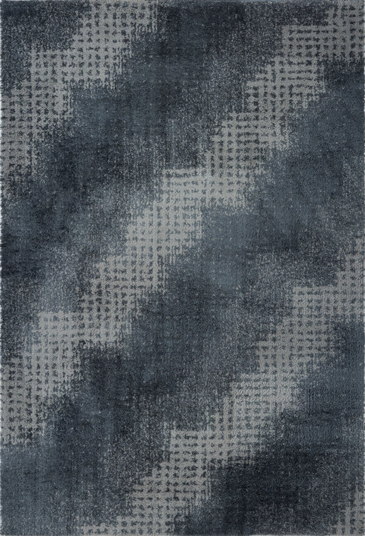 Coquitlam Shaggy Gray Micro-Polyester Area Rug -