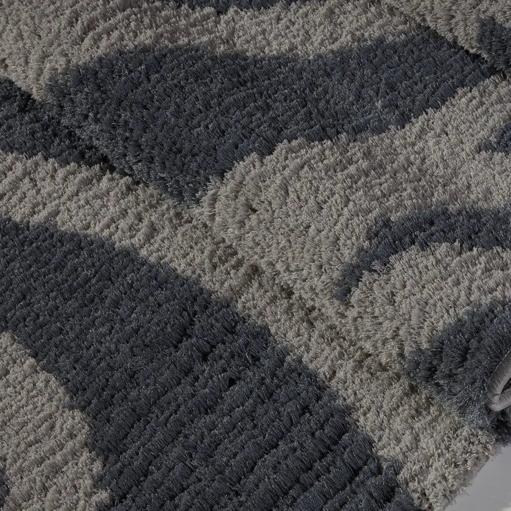 Victoria Micro Fiber Shaggy Area Rug -