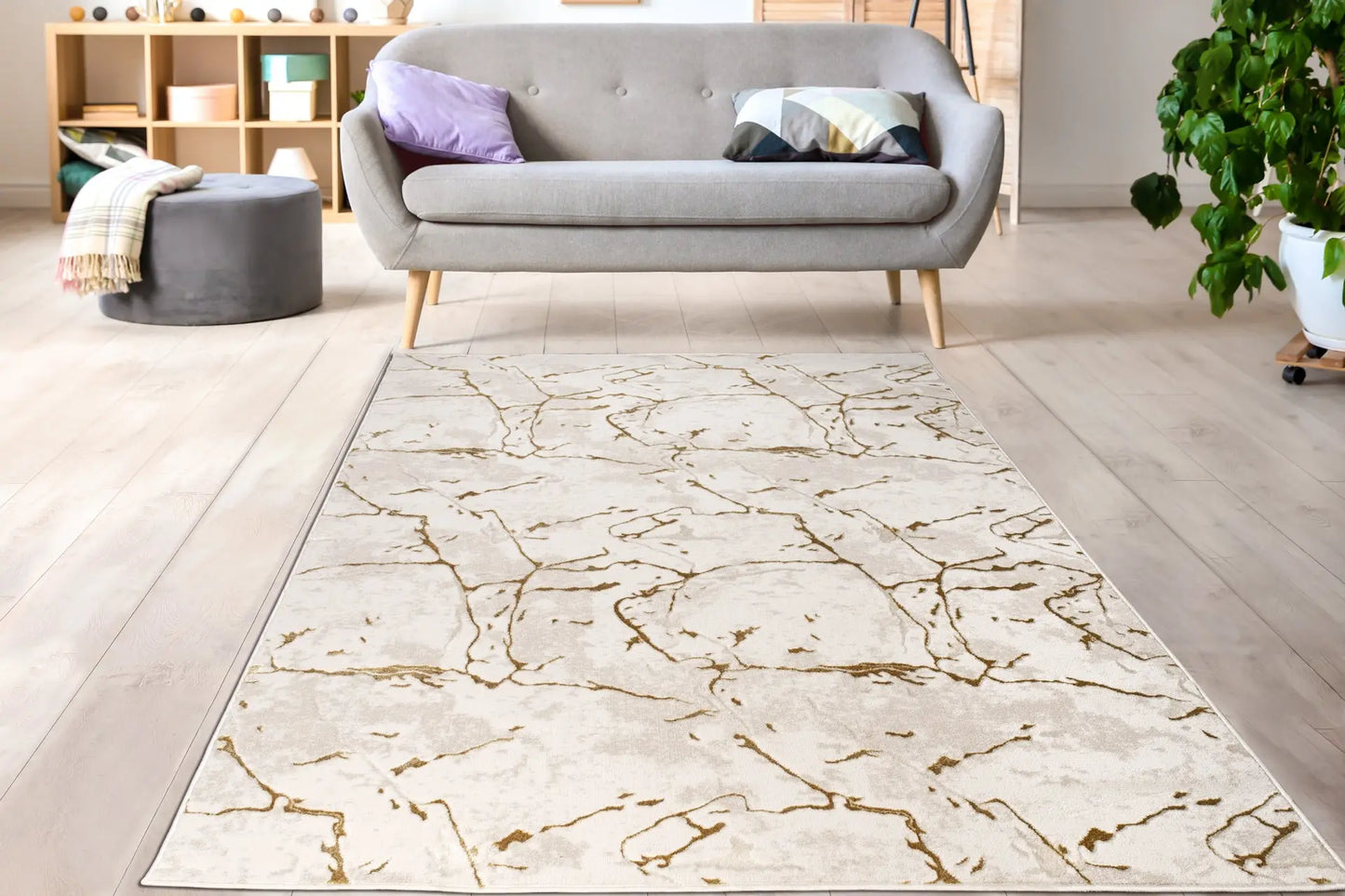 gold beige abstract luxury premium minimalist modern contemporary living room bedroom area rug 6x8, 6x9 ft Living Room, Bedroom, Dining Area, Kitchen Carpet