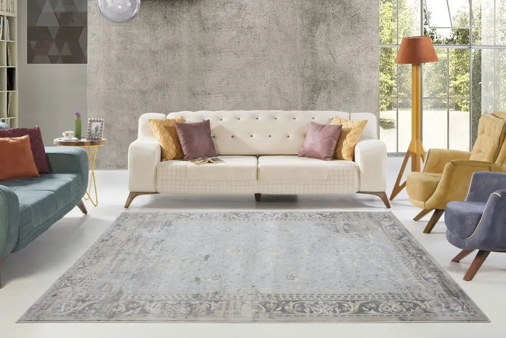 Garnet Champagne Cream Area Rug -