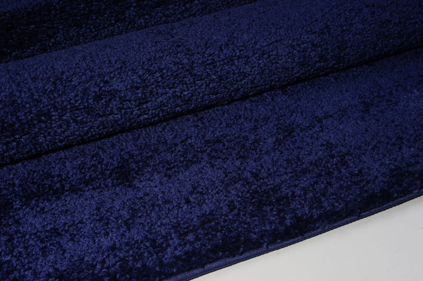 Candy Shaggy Navy Blue Soft Plush Area Rug -